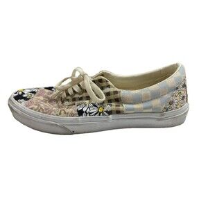 Vans Era Meadow Patchwork Daisy Low Skate Sneakers Casual Shoes Women’s 10.5